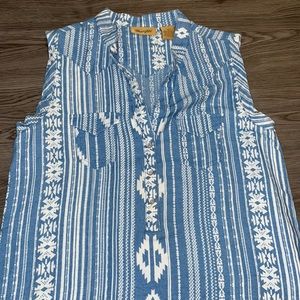 Western Wrangler Bold Print Short Sleeve Shirt Dress